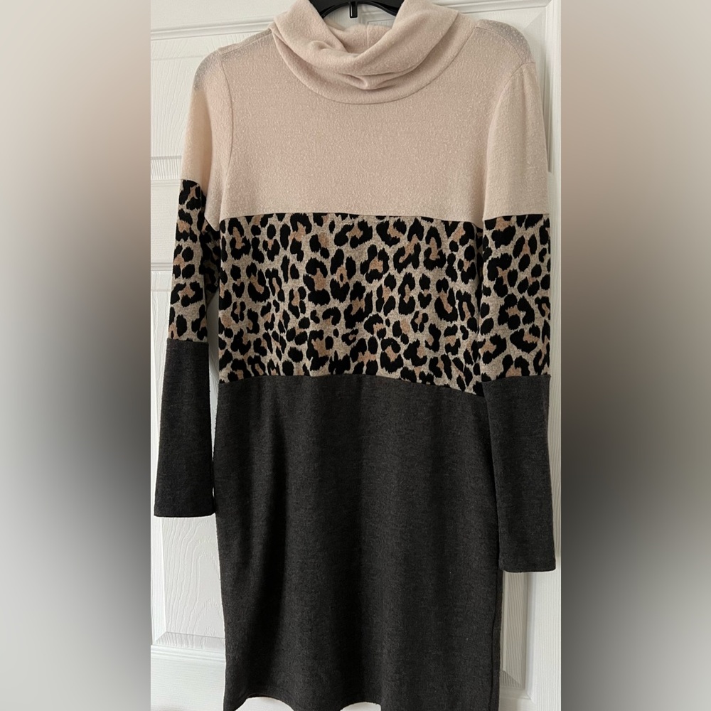Color-Block Knit Dress